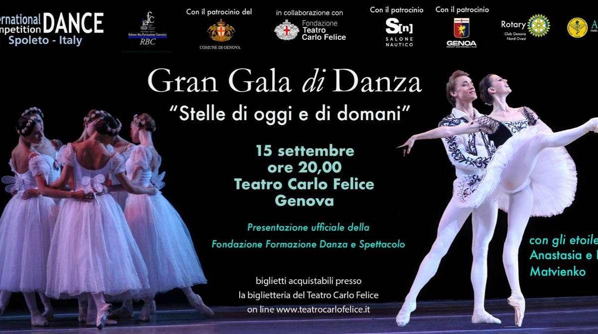 "Stelle di oggi e di domani" al teatro Carlo Felice patrocinato dal Genoacfc