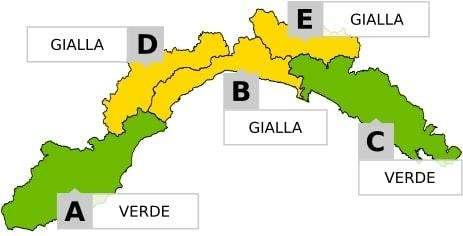 Allerta meteo oggi pomeriggio su parte della regione