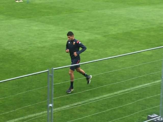 Genoa, Romero si è unito al gruppo accolto dai compagni