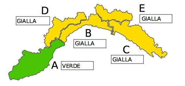 Allerta meteo su parte della nostra regione dal tardo pomeriggio