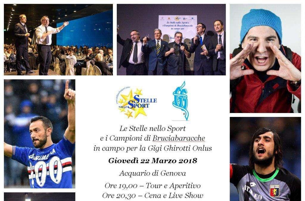 Stelle nello Sport: importante serata benefica per la Gigi Ghirotti Onlus