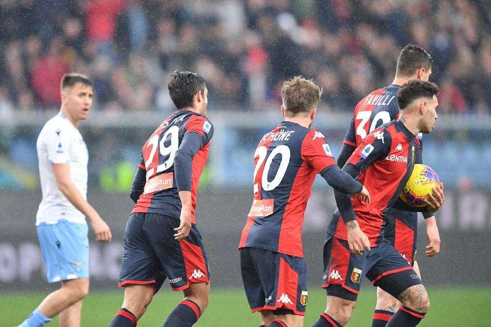 Genoa-Lazio, la fotogallery della gara che si è giocata alle ore 12.30