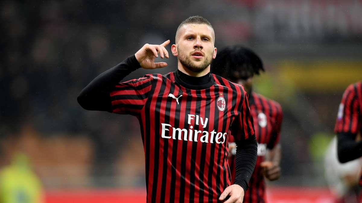 L'avversaria di turno, il Milan: Ante Rebic, sorvegliato speciale numero uno
