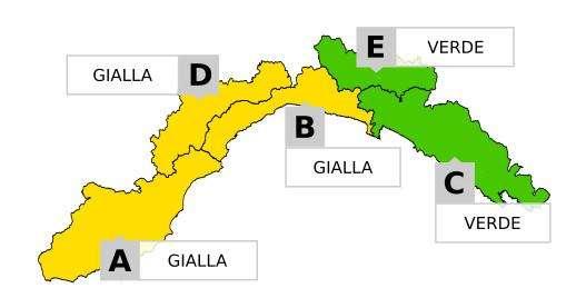 Allerta meteo sulla nostra regione per pioggia e temporali