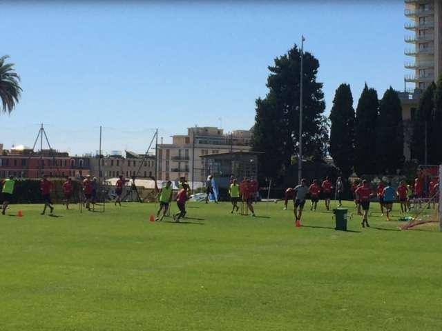 Genoa, tattica in primo piano a Pegli; Barreca ancora a parte