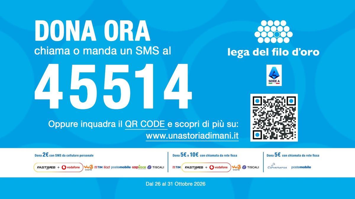 Lega Calcio, promossa una raccolta fondi per la Lega del Filo d'Oro