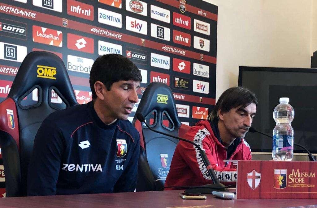 Juric in conferenza con Murgita
