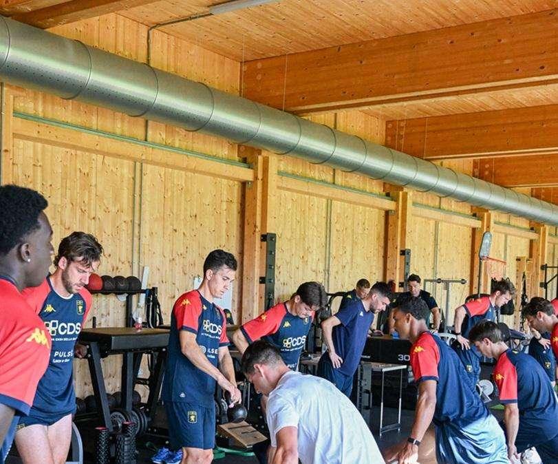 Genoa, solo palestra per i giocatori nel secondo giorno a Multedo