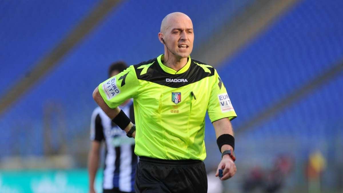 L'arbitro della gara di Coppa Italia
