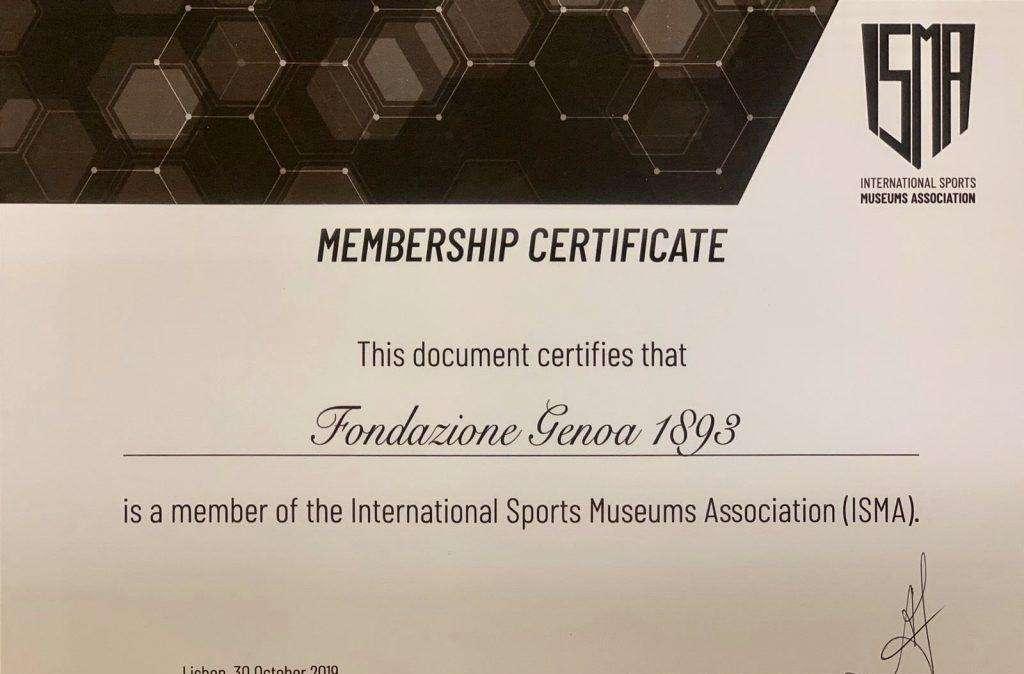 Il Museo del Genoa inserito nell'International Sports Museum Association
