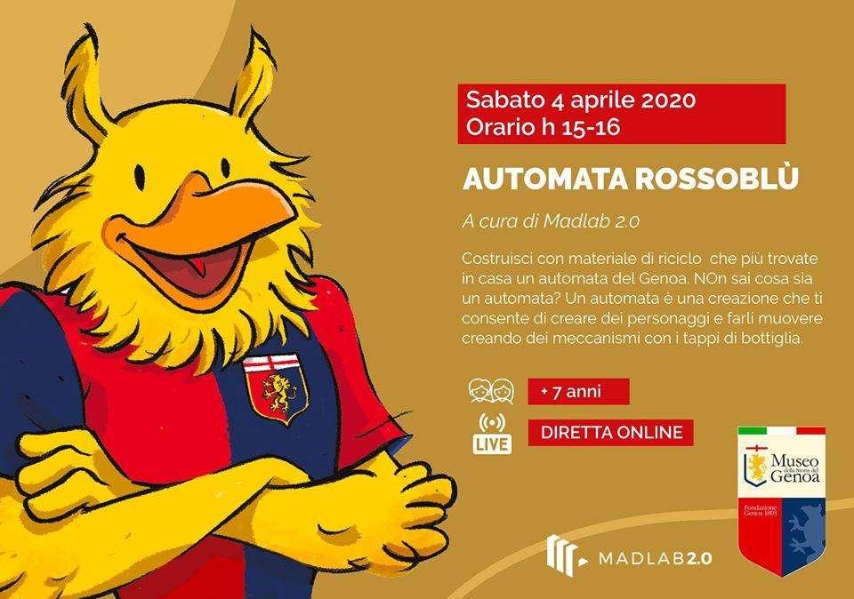 Museo del Genoa, sabato un nuovo laboratorio "da casa"