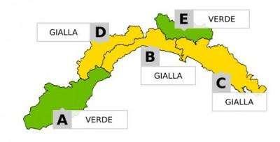 Meteo: allerta gialla per temporali dalle ore 20.00 di oggi