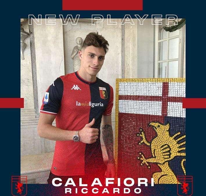 Genoa, ufficiale il difensore Riccardo Calafiori, arriva dalla Roma