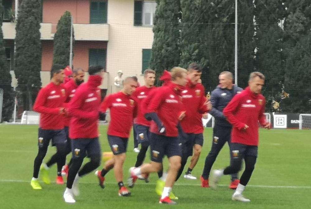 Genoa, la ripresa: sempre out Mazzitelli, Lazovic e Favilli