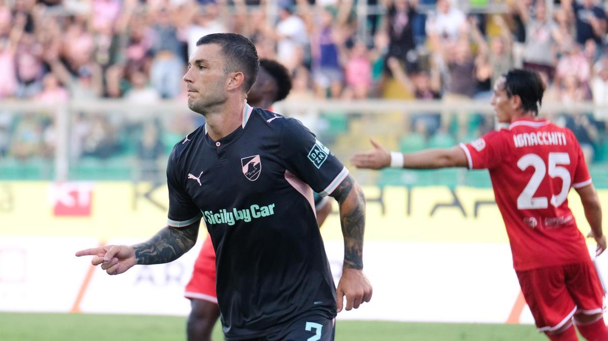 Palermo-Samp: Strefezza segna, ma poi esce per infortunio 