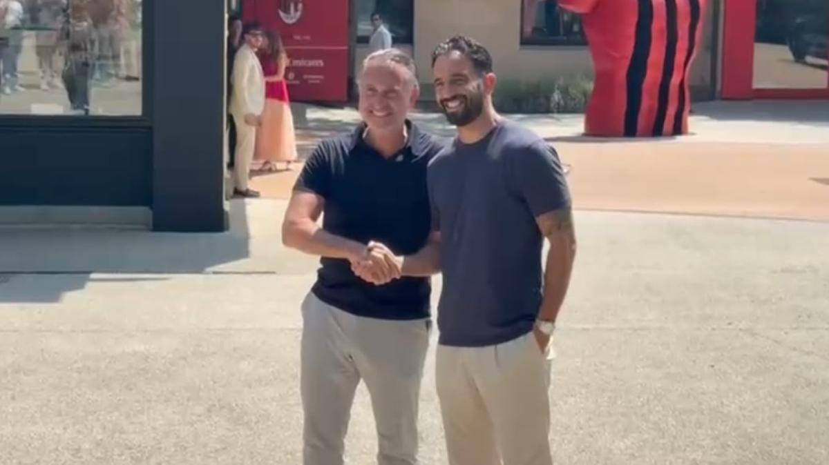 Amorim è a Milanello: lo accoglie Cardinale | VIDEO