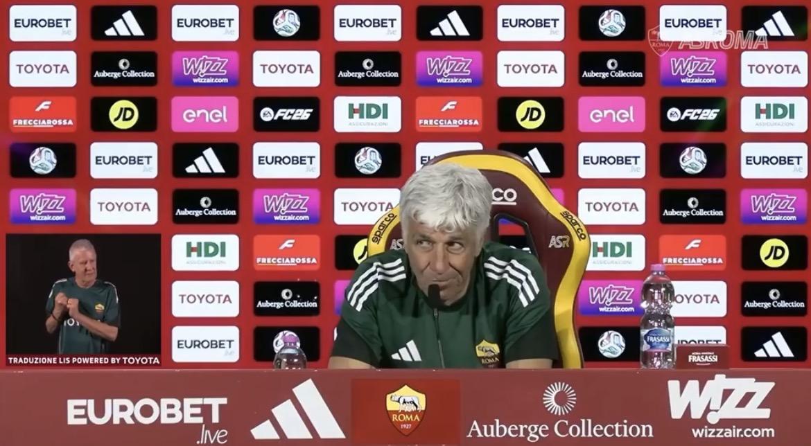 Gasperini ricorda l'Atalanta e si commuove: lascia la conferenza in lacrime