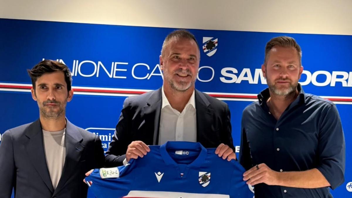 D’Angelo si presenta: “Sampdoria scelta semplice, voglio una squadra senza paura”