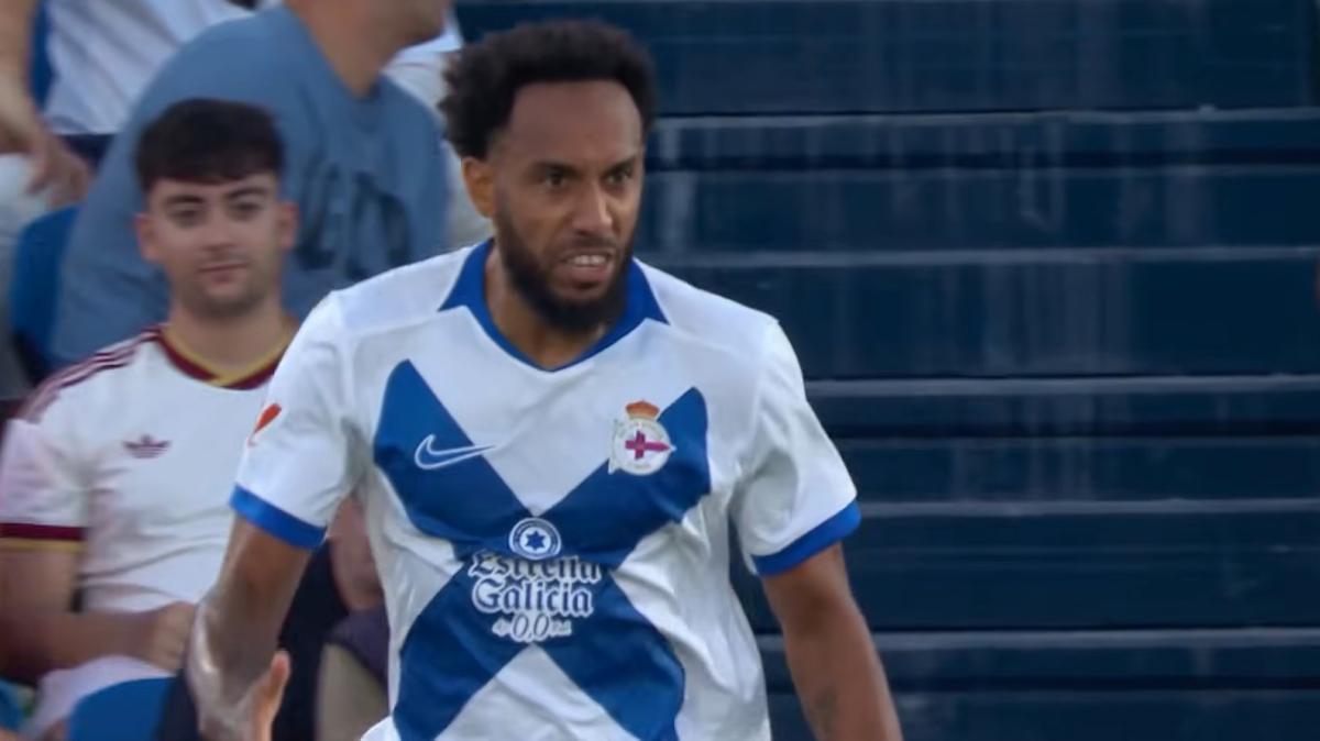 37 anni e non sentirli: Aubameyang segna, il Depor sogna