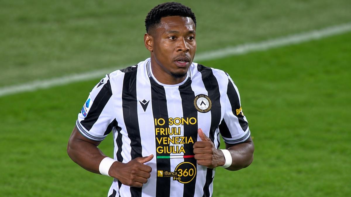 Udinese, Alaba si ferma per un problema muscolare: l'esito degli esami