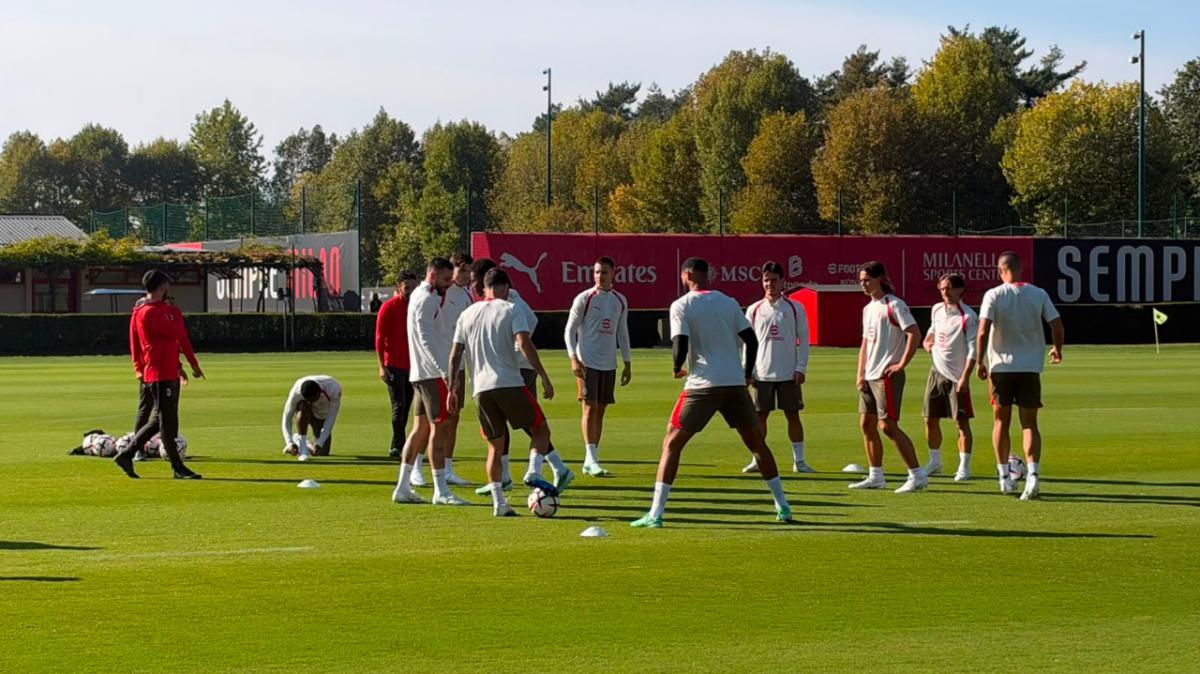 Milan, le ultime dall'allenamento in vista del Salisburgo: si ferma Chukwueze