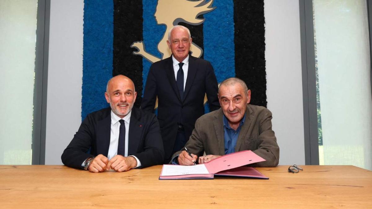 Maurizio Sarri è il nuovo allenatore dell'Atalanta: il comunicato