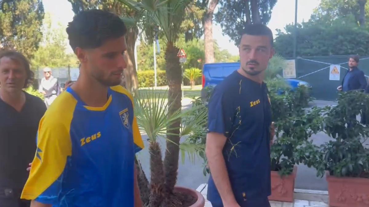 Frosinone, El Azzouzi a Villa Stuart per le visite mediche | FOTO E VIDEO