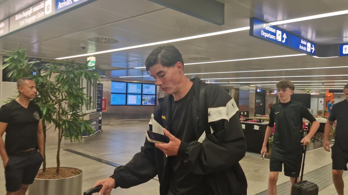 Monza, Jay Robinson è atterrato a Linate | VIDEO