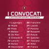 Reggina, diramati i convocati di Marchionni per il CastrumFavara