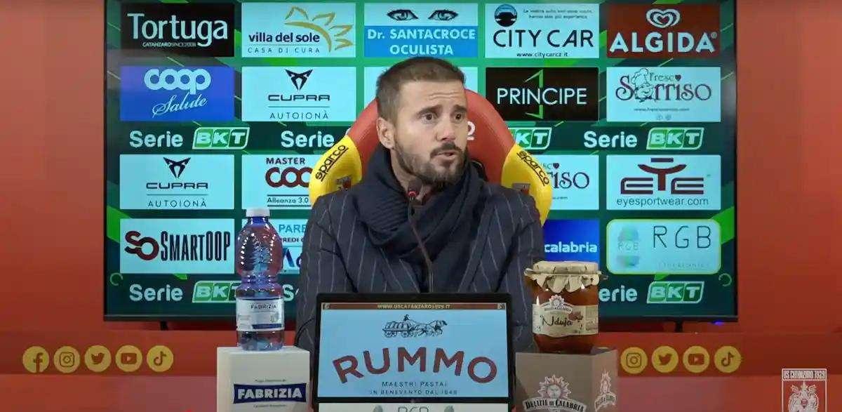 Il DS Polito in sala stampa dopo Catanzaro-Salernitana