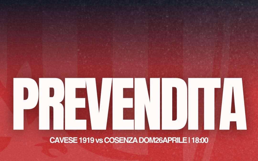 Cavese-Cosenza: divieto di vendita per i residenti nella provincia di Cosenza