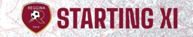 Reggina: la formazione ufficiale per il match contro il Savoia 