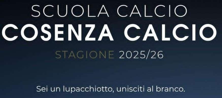 Nasce la Scuola Calcio del Cosenza in collaborazione con FC Marca