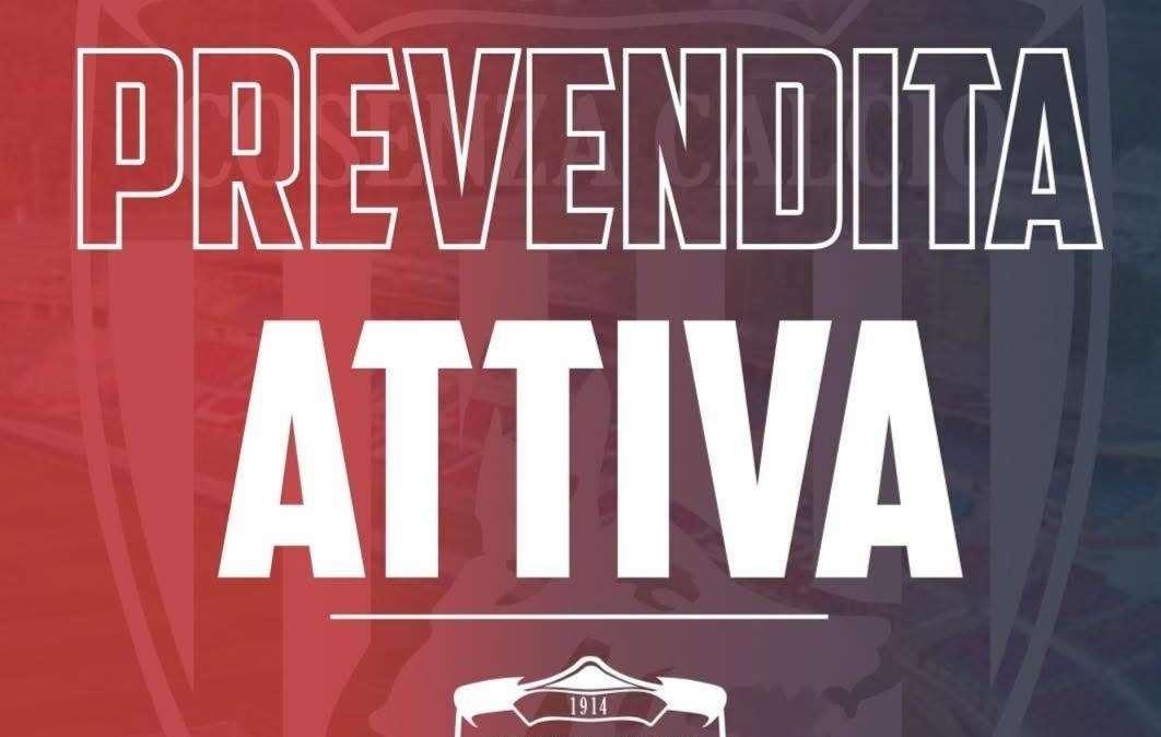 Casertana - Cosenza: prevendita attiva
