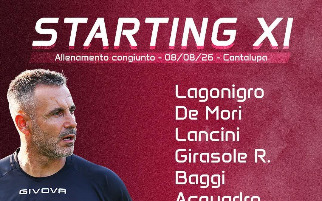 Reggina-Gozzano, la formazione ufficiale degli amaranto