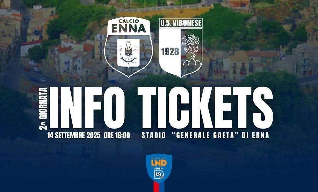 Enna - Vibonese: attiva la prevendita 