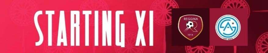 Reggina - Città di Sant'Agata: la formazione ufficiale degli amaranto 