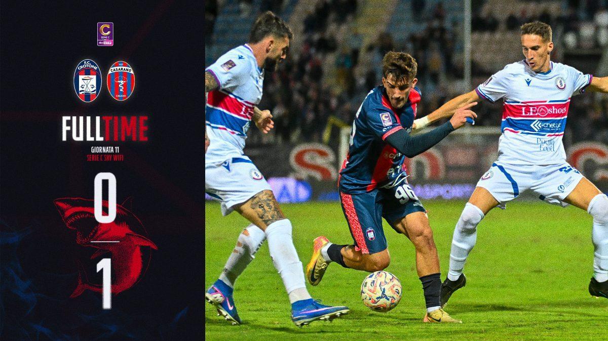 Crotone ko allo Scida: il Casarano vince 1-0 con Grandolfo nel finale