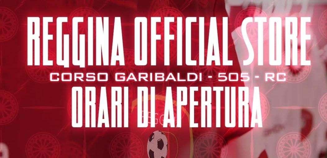 Reggina, lo store aperto anche domani: ecco l'orario