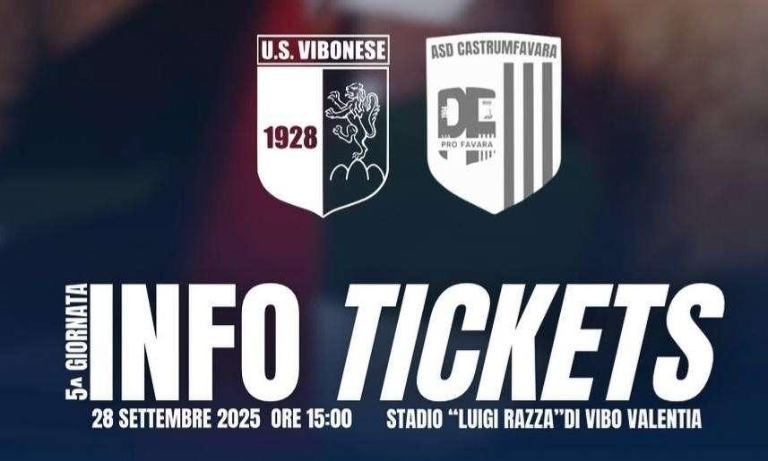 Vibonese - CastrumFavara: info biglietti 