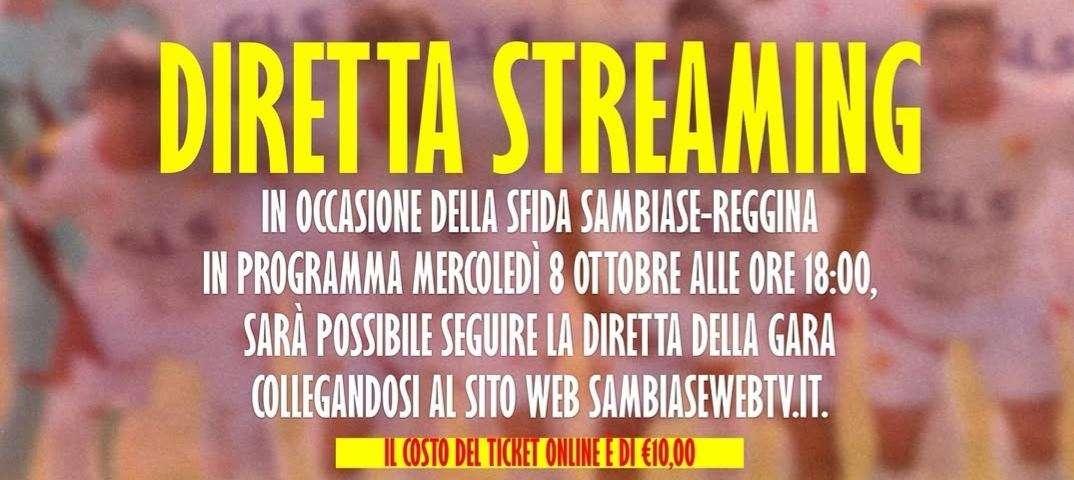 Coppa Italia Serie D: Sambiase - Reggina sarà visibile su sambiasewebtv.it