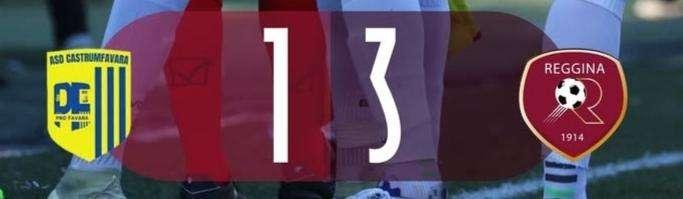 La Reggina conquista il successo al “Bruccoleri” e si avvicina alla vetta della classifica: 1-3 contro il CastrumFavara
