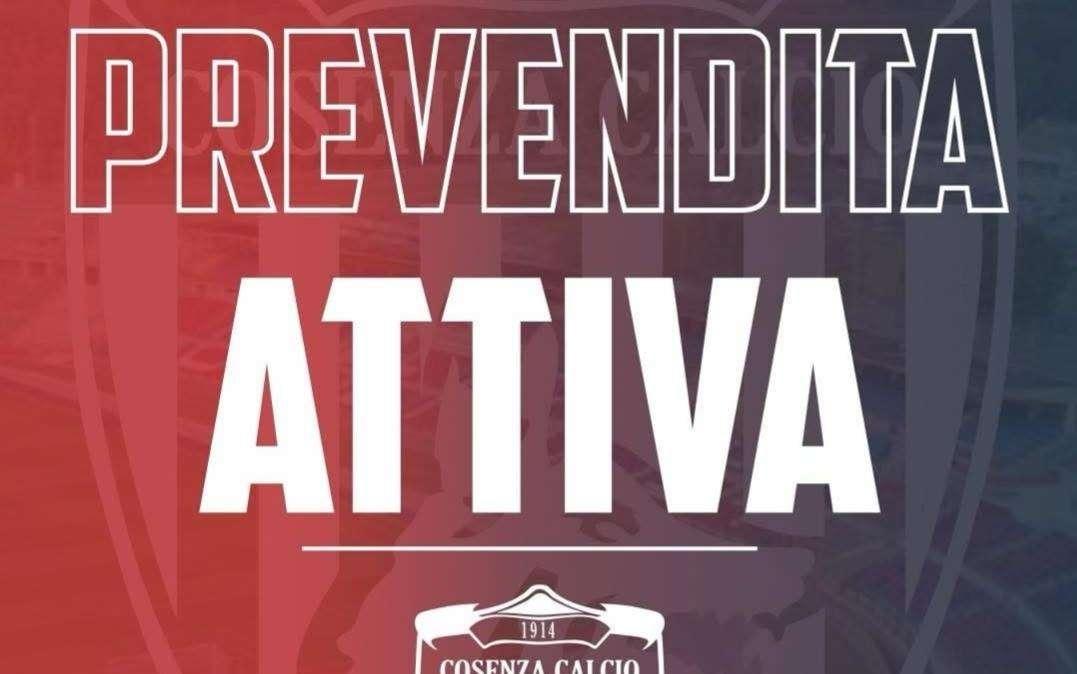Cosenza - Catania: da domani attiva la prevendita