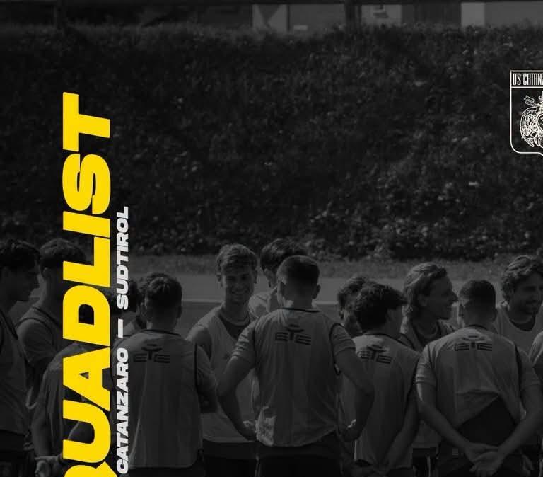 Catanzaro - Südtirol: i convocati giallorossi