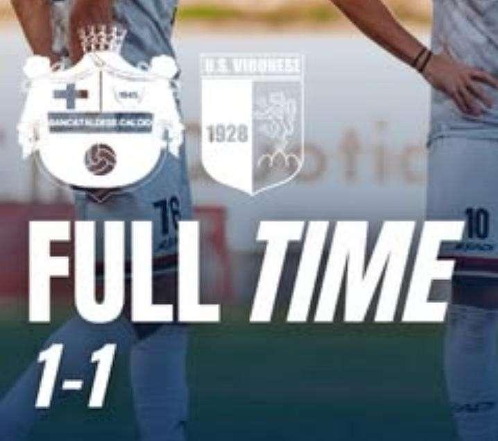 La Vibonese beffata nel finale: a San Cataldo termina 1-1