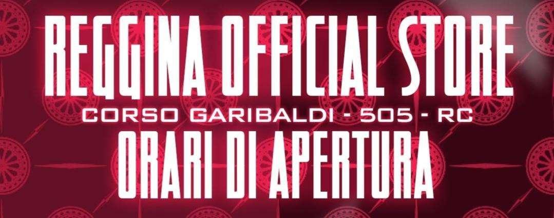Reggina: gli orari dello store amaranto, che riaprirà questo pomeriggio 