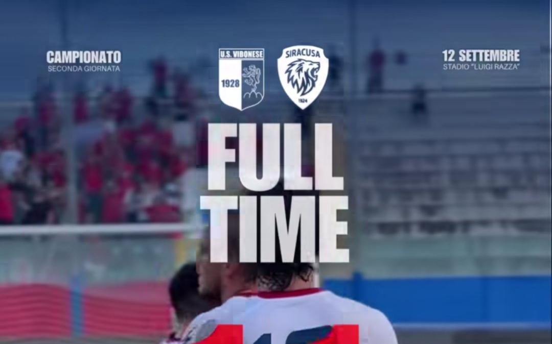 Vibonese-Siracusa 1-1: Semenzin firma il pareggio