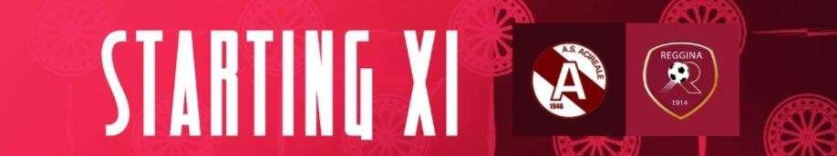 Reggina, la formazione ufficiale per il match contro l'Acireale
