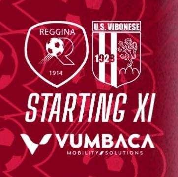 Reggina, la formazione ufficiale per il match contro la Vibonese