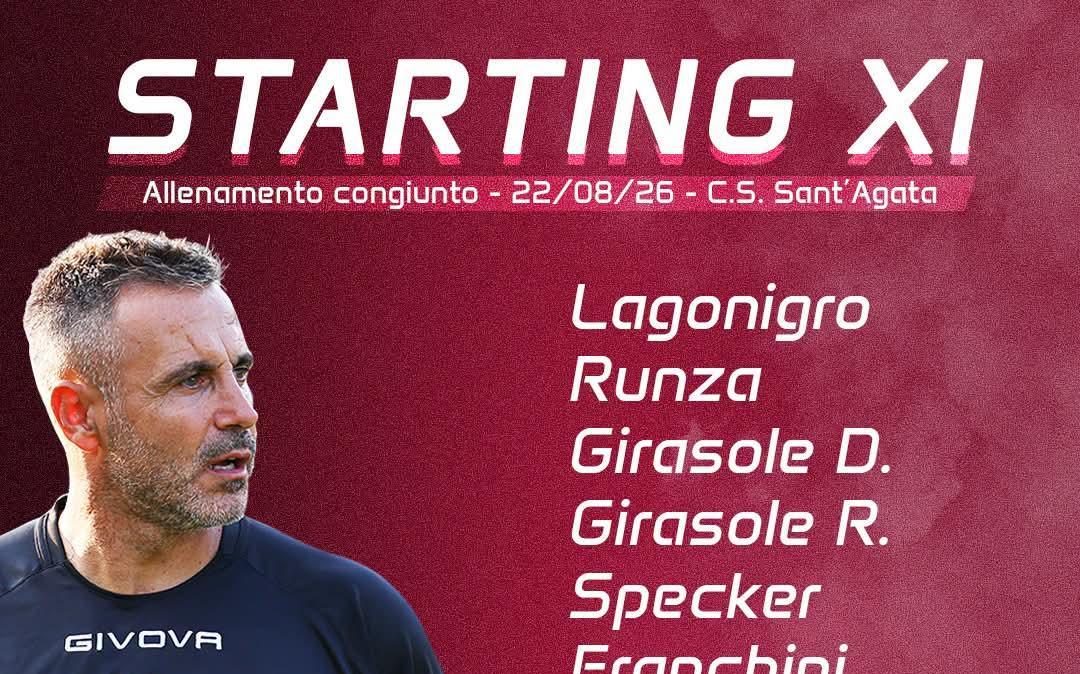 Reggina-ReggioRavagnese, la formazione ufficiale degli amaranto